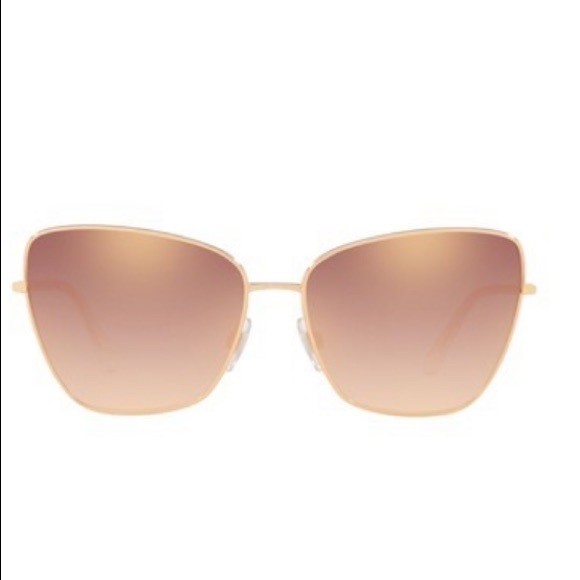 DOLCE & GABBANA ROSE GOLD OVERSIZED SUNGLASSES - Picture 2 of 5